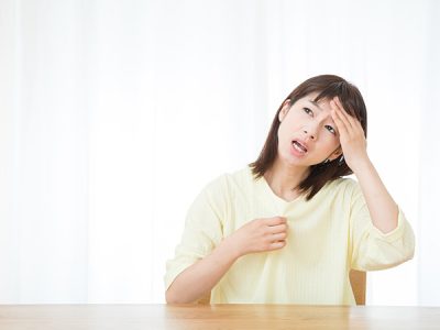 のぼせ・ほてりがある女性