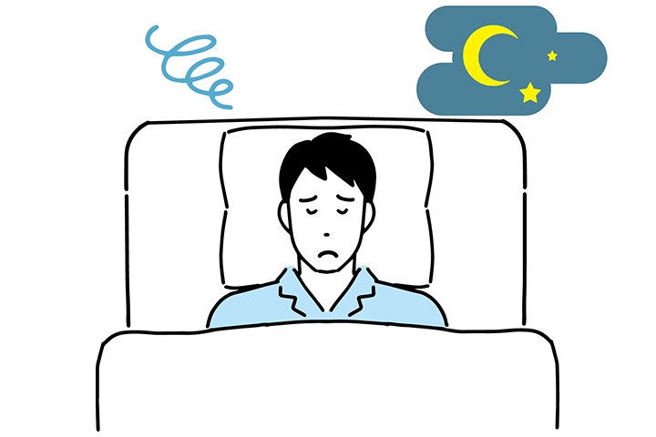 不眠イメージイラスト