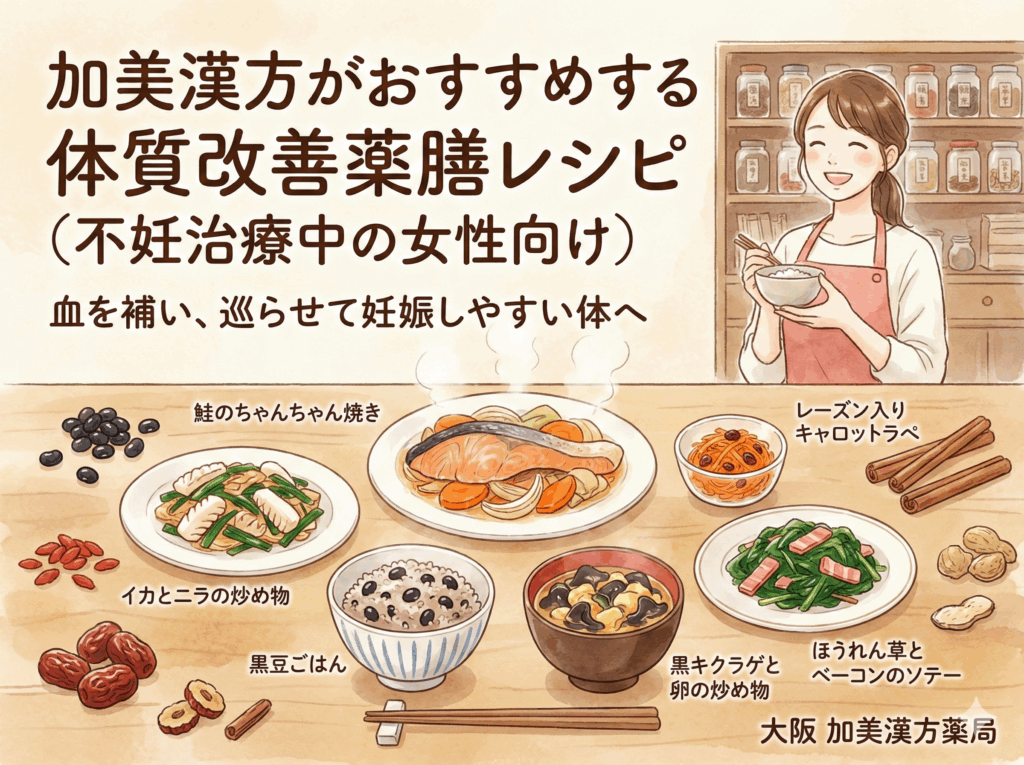 加美漢方がおすすめする体質改善薬膳レシピ