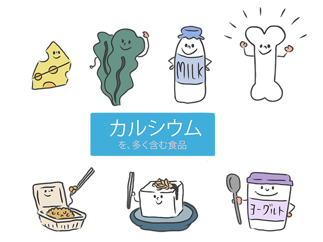 カルシウムを多く含む食品